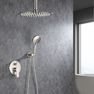 Système de douche complet avec valve brute