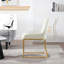 Aunna 49cm H Velvet Upholstered Metal Upholstered Back Cantilever Chair-11042583-35588227