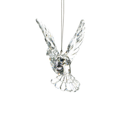 Ornement figurine suspendu colombe