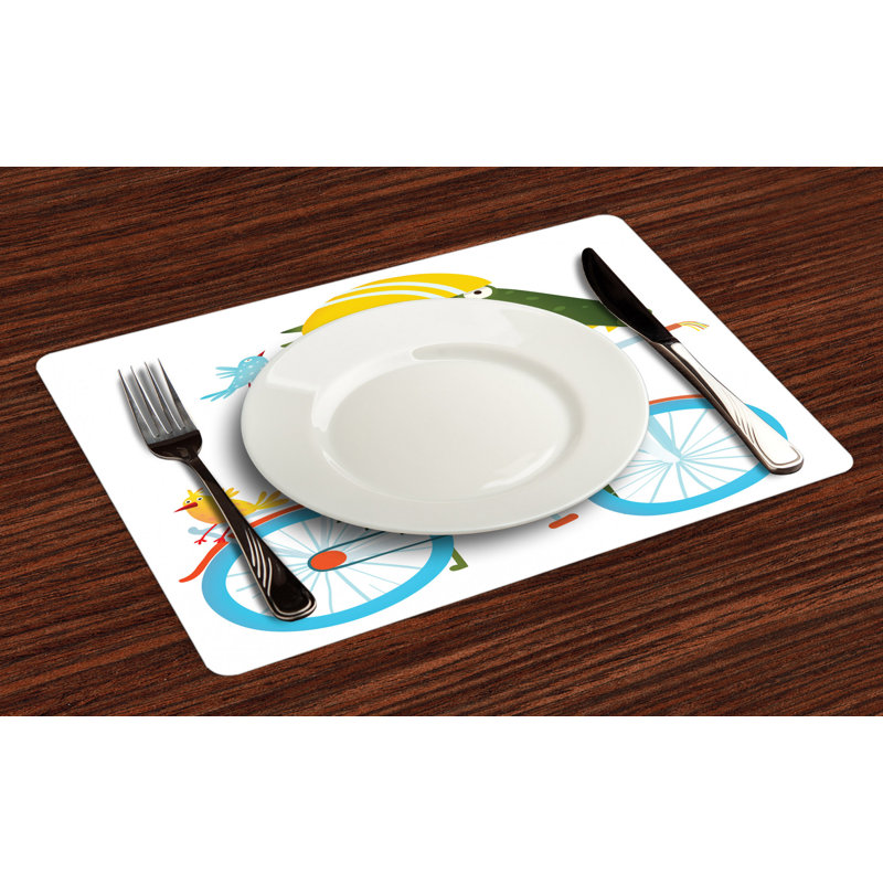 Polyester Patterned Rectangle Placemat