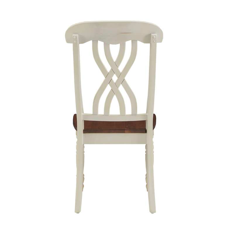 Alyssha 4 - Person Pedestal Dining Set, Antique White
