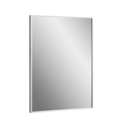 Raul Stainless Steel Rectangle Mirror