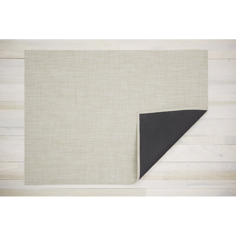 Basketweave Vinyl Indoor / Outdoor Area Rug, Rectangle 183 x 270cm