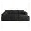 Canapé modulaire 95 avec 2 repose-pieds en forme de U dans un coin profond sans assemblage requis-1348391554-1348391552