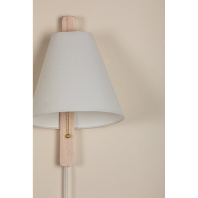 Bras pivotant blanc à 1 lumière à brancher