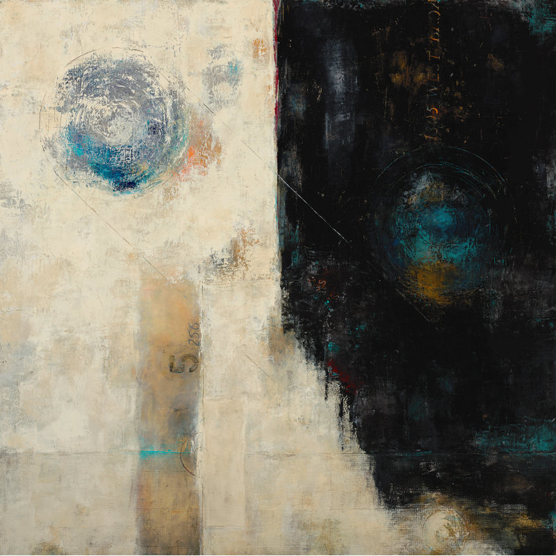 On The Same Page Painting by Ann Golumbuk, Image Brush Gel, 30" H x 30" W