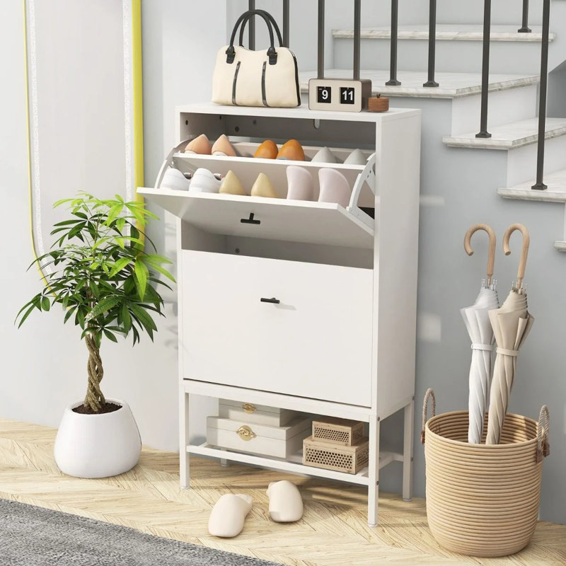 10 Pair Shoe Storage Cabinet
