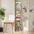 70.9 Inch Tall Narrow Bookcase 8 Tier Cube Display Shelf Storage Organizer