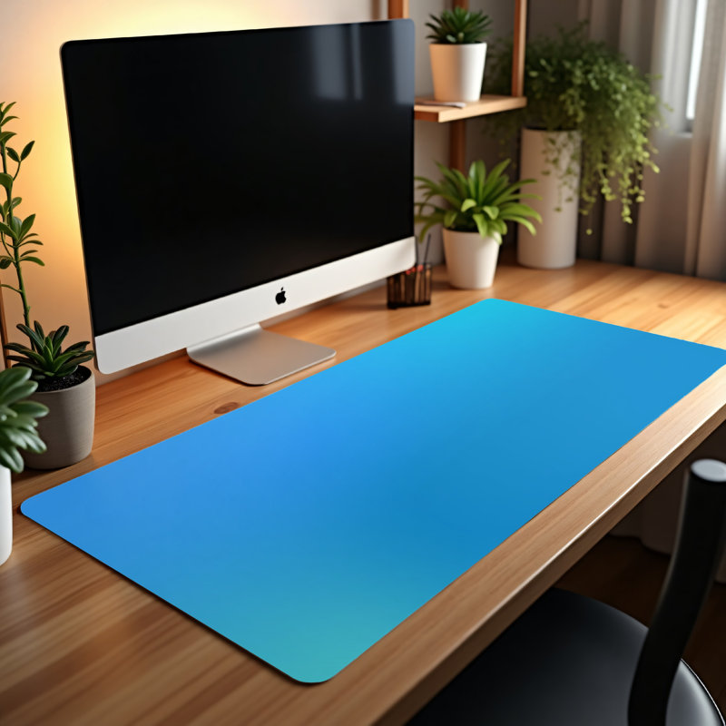 Polyester Desk Pad, 31.5x15.5