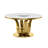 Kenidi 4 - Person Marble Top Pedestal Dining Set-1967086481