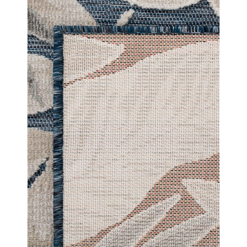 Tapis intérieur / extérieur Firman Wygant, Rectangle 5 pi 2 po x 8 pi