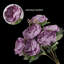 Arrangement floral bouquet de pivoines rétro-1627975775