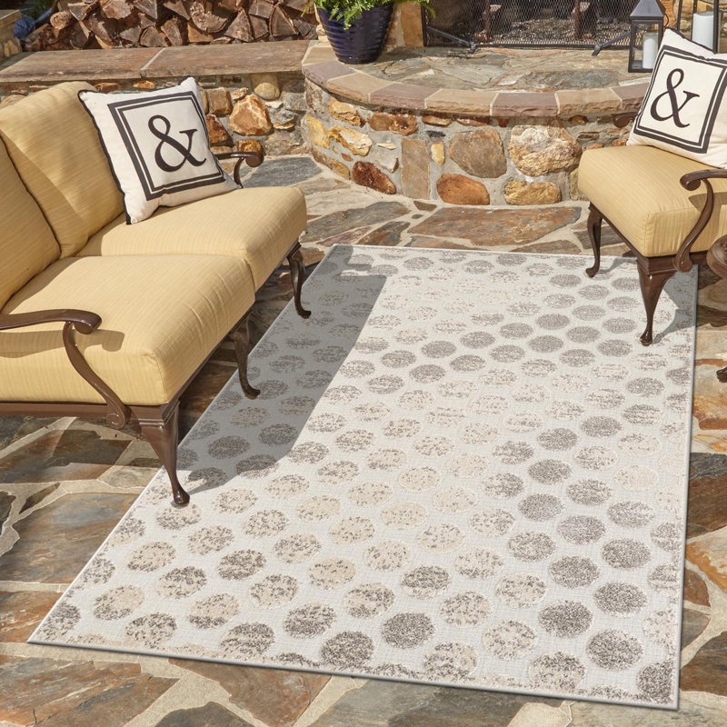Sabrina Soto Dots Indoor/Outdoor Rug, Rectangle 5'1" x 8'