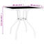 Crego Square Metal Outdoor Dining Table , 80cm cm W 80cm cm D