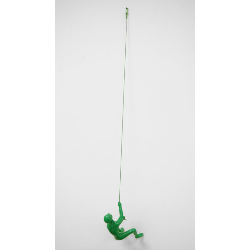 Billie-Jean Climbing Man Wall Art, Green