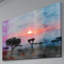 « plains coucher coucher de soleil » par parvez taj,-reproduction de photo sur toile tendue-15005295