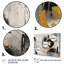 Tourbillons à multiples facettes jaunes et noirs sur toile-400047158-400047155