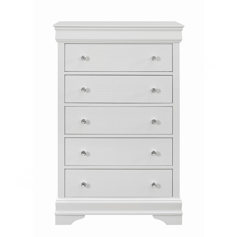 Coffret SHAKER CROCODILE blanc métallisé