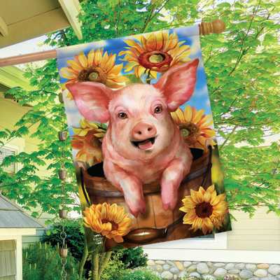 Drapeau «Happy Piglet House»