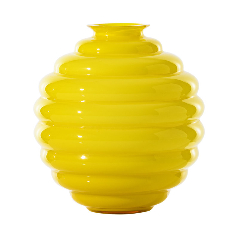 Deco Vase, Horizon, 11.42" H x 10.24" W x 10.24" D