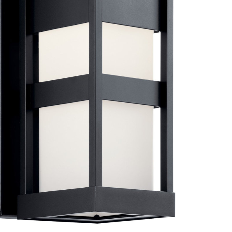 Calixte LED Wall Light, Black, 18.5" H x 7" W x 7.5" D