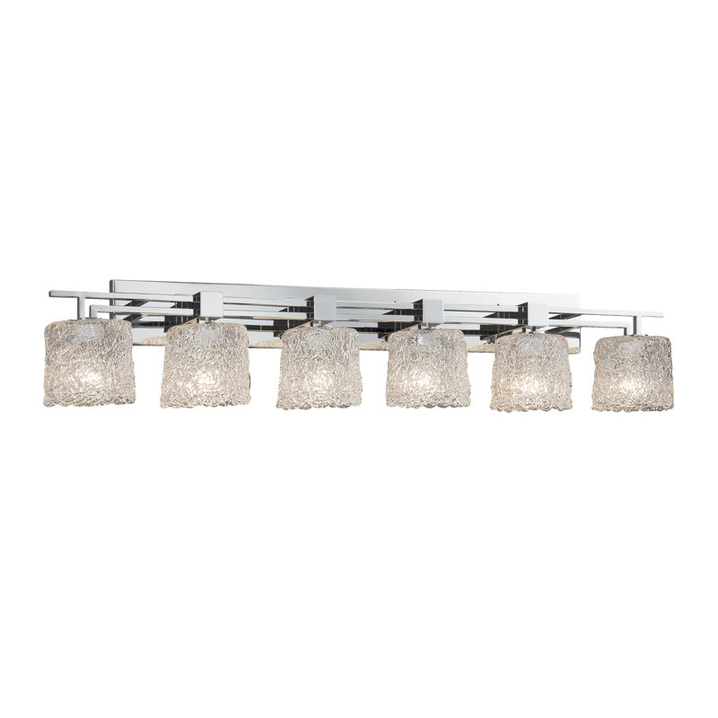 Chetanna 6 - Light Vanity Light, Lace, Oval, Brushed Nickel