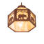 Lone Bear 1-Light Bowl Ceiling Fan Light Kit