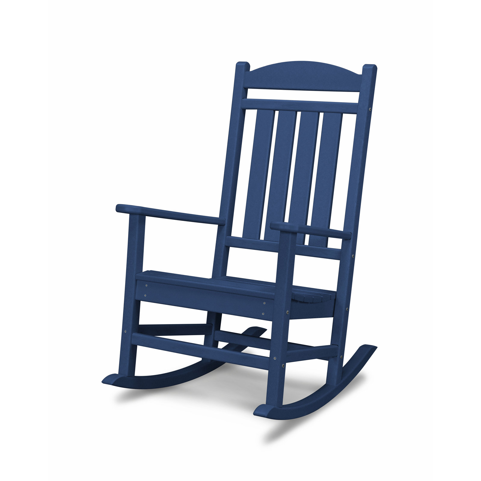 POLYWOOD® Rocker Patio Rocking Chair, Navy