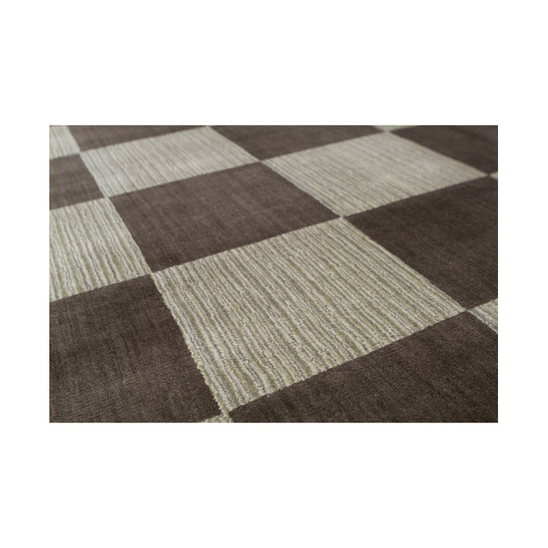 Gabbeh Wool Geometric Area Rug, Rectangle 8'9" x 11'8"