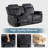 Zero Gravity Power Reclining Loveseat with Adjustable Headrest, Reclining Loveseat with Console-498379129