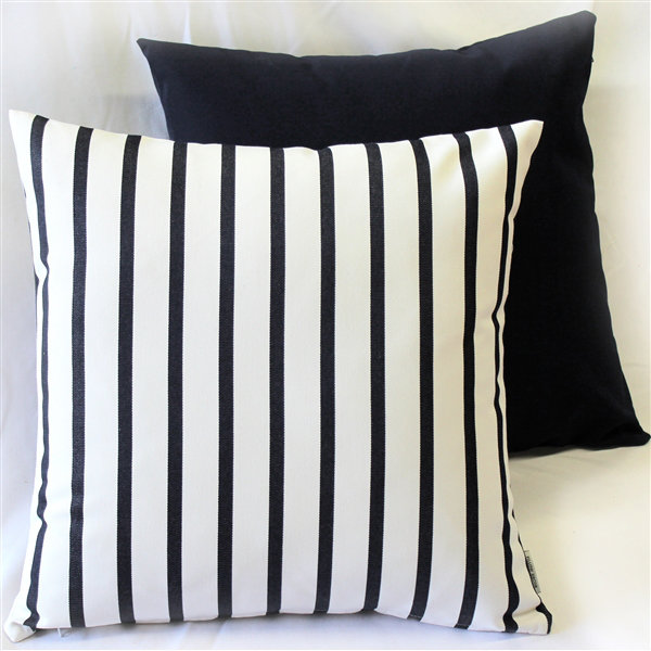 Housse de coussin carré et insert en polyester Sunbrella