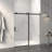 56-60"W x 72"H Frameless Sliding Shower Door,5/16" (8mm) Thick SGCC Tempered Clear Glass,Double Side Easy Clean Coat, Matte Black Finished With Buffer