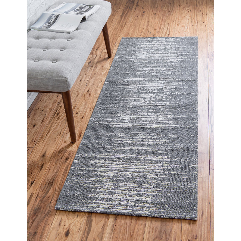 Dorrien Cotton Abstract Indoor Rug, Runner 2'2" x 7'4"