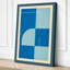 Blues Geometric - Wrapped Canvas-131761995-131762001