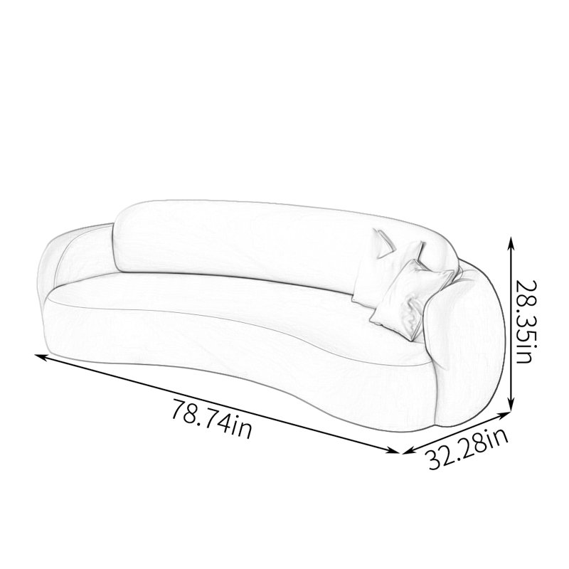 Varya, H 28,35 po x l 78,74 po x P 32,28 po, Gris / Kaki