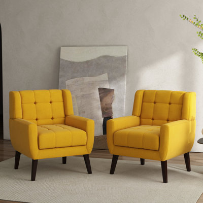 Jaqueze 73.7Cm Wide Tufted Velvet Armchair