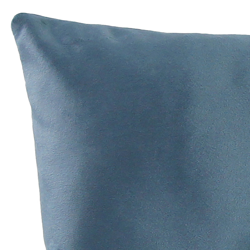 16" x 16" Tufted Indoor Throw Pillow with Button, Turkish Blue, 16H x 16"W