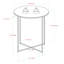Mugsy Cross Legs End Table-602664487-602664485