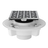 PVC 2" X 3" Drain Kit with Petal Decorative Cover