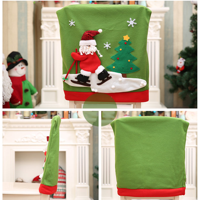 Fabric Box Cushion Dining Chair Slipcover