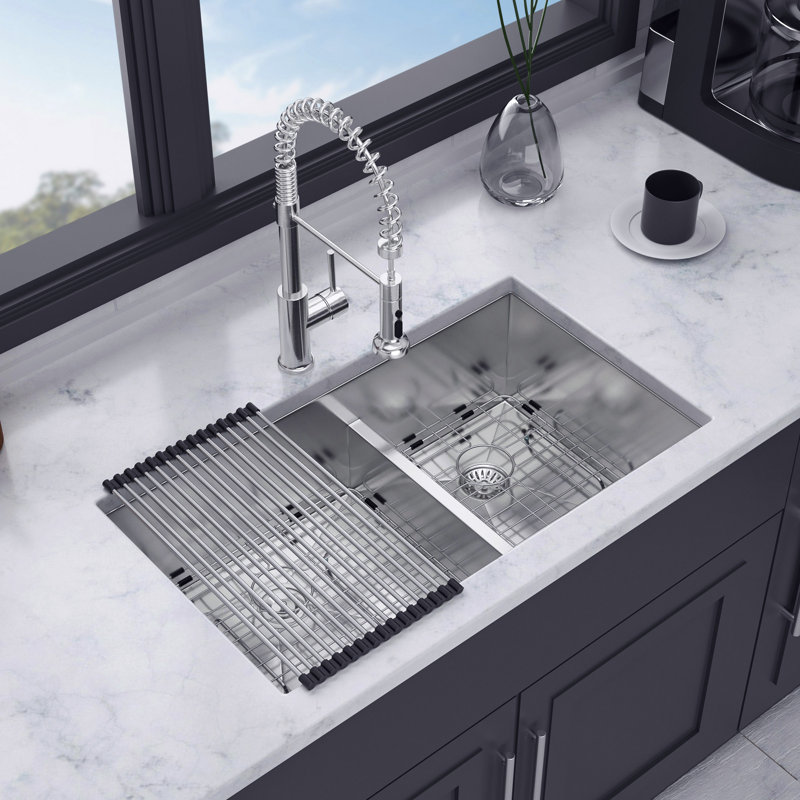 Undermount Double Bowl Stainless Steel Kitchen Sink