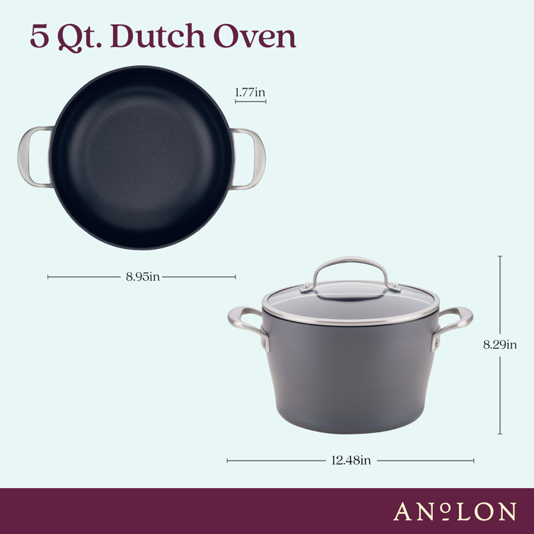 5-Quart Dutch Oven with Lid – Anolon