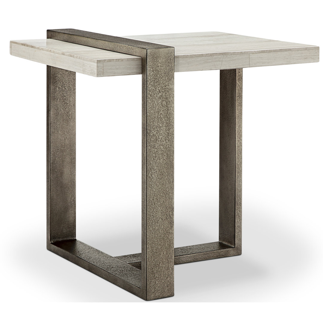 Munoz Marble Top End Table Union Rustic