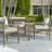  Borneo White Outdoor Dining Chair