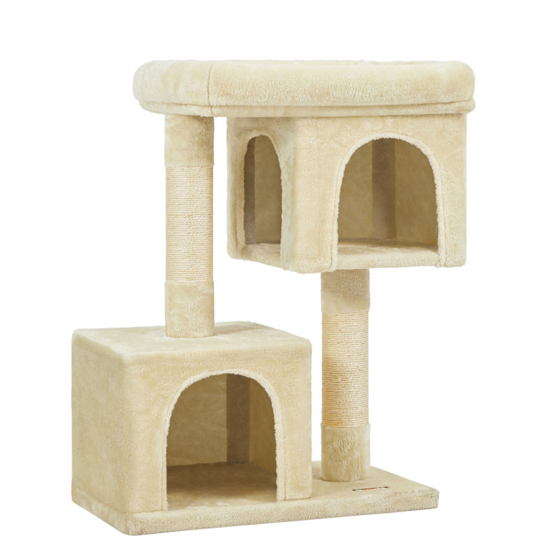 Arbre à chat Franjo, Beige, H 33,1 po x l 27,6 po x P 18,5 po
