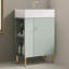 Armoire de rangement de salle de bain 21,6 "avec plateau en céramique-103266601