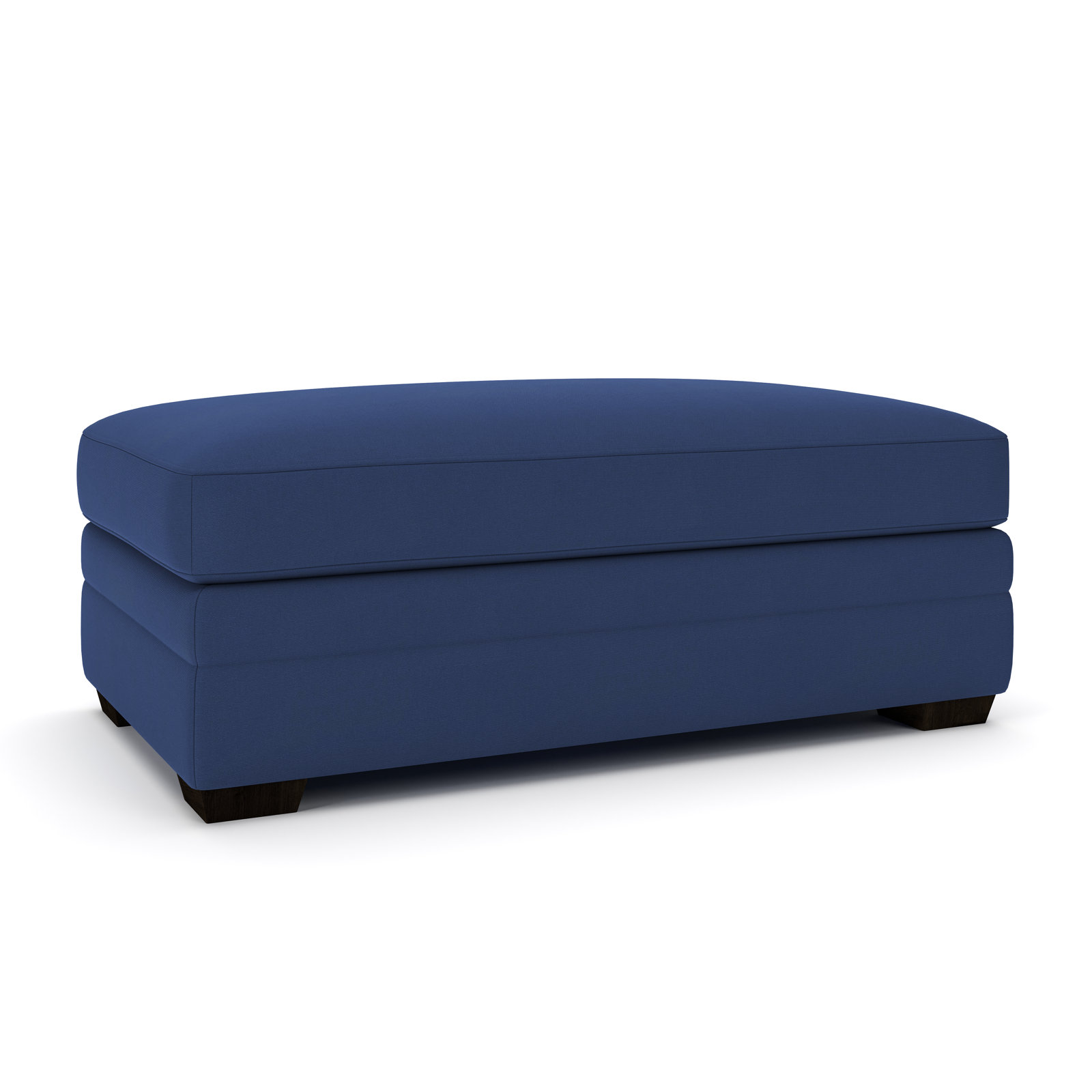 Edan 44" Ottoman, Canvas Navy Sunbrella® Canvas