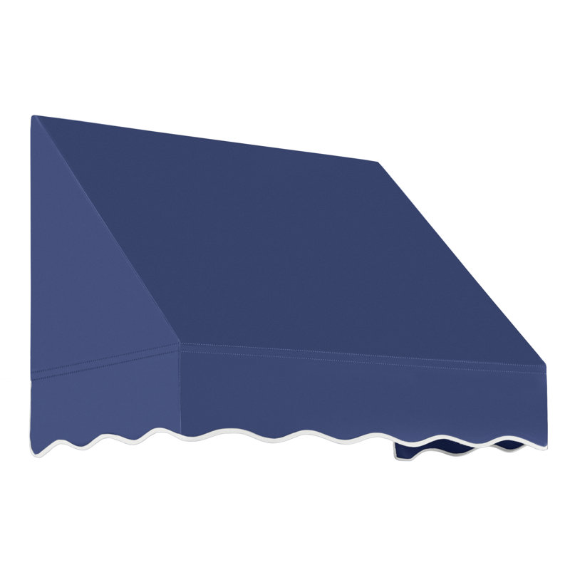 Auvent fixe en tissu acrylique San Francisco Awntech, H 16 po x l 40,5 po x P 30 po, Marine