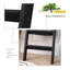 Échelle de couverture en bois 57 po-1068497262