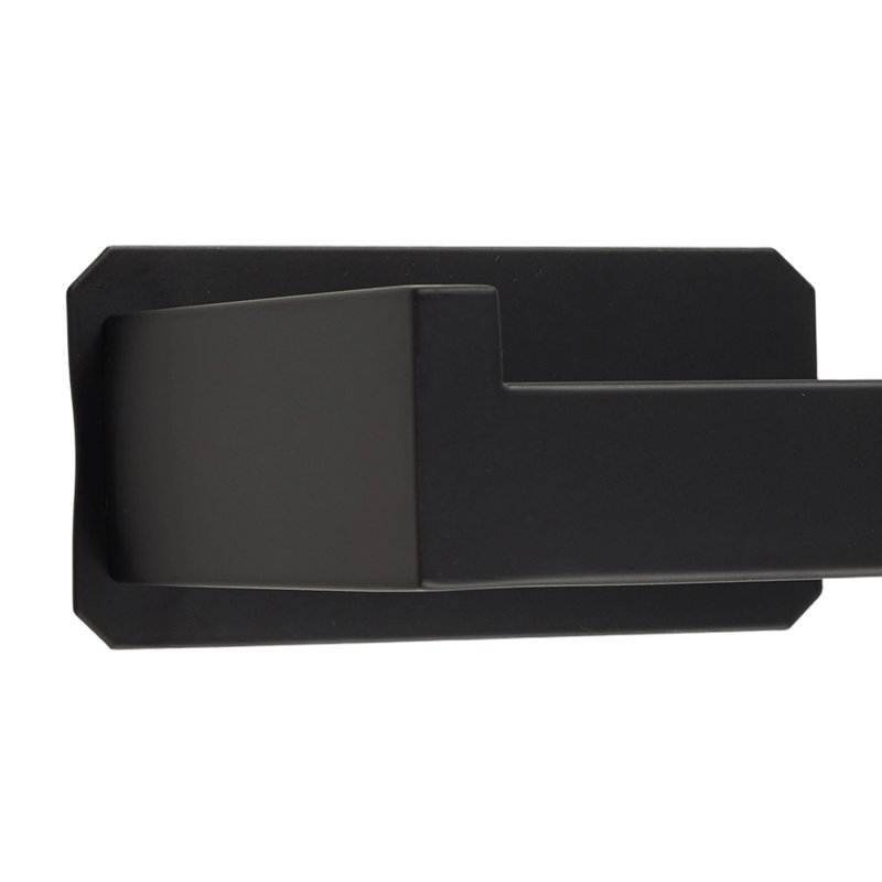 14cm Wall Mounted Required Towel Bar, Black